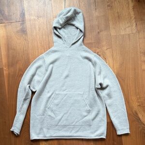 LAUREN MANOOGIAN / Soft Hoody / Wool Cashmere Pullover Hoodie Sweater / s